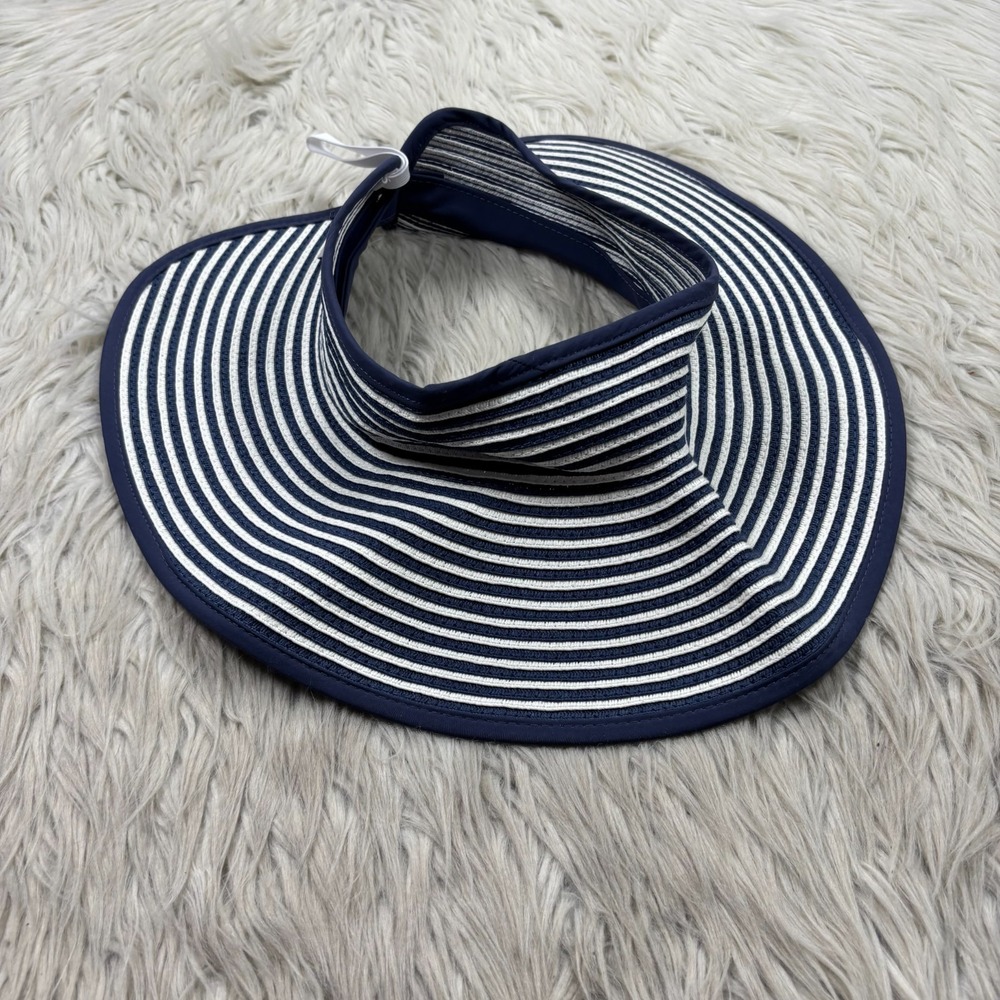 Columbia Women's OS Blue White Global Adventure‎ Packable Visor Sun Protection